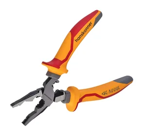 Hanskonner Пассатижи 160мм, диэлектрические, эксц. шарнир, HK1020-03-1-160