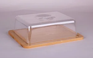 КОРАЛЛ Блюдо сервировочное с крышкой 25х19см 7831