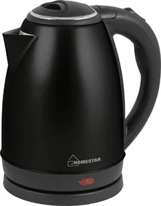 HOMESTAR Чайник HS-1010 (1,8 л) стальной, черный, 006753-SK