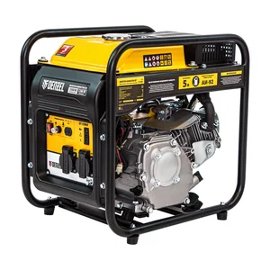 Denzel Генератор инверторный GT-3500iF, 3.5 кВт, 230 В, бак 5 л, открытый корпус, ручной старт 94705